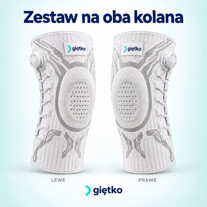 Zestaw dwóch opasek Giętko na lewe i prawe kolano
